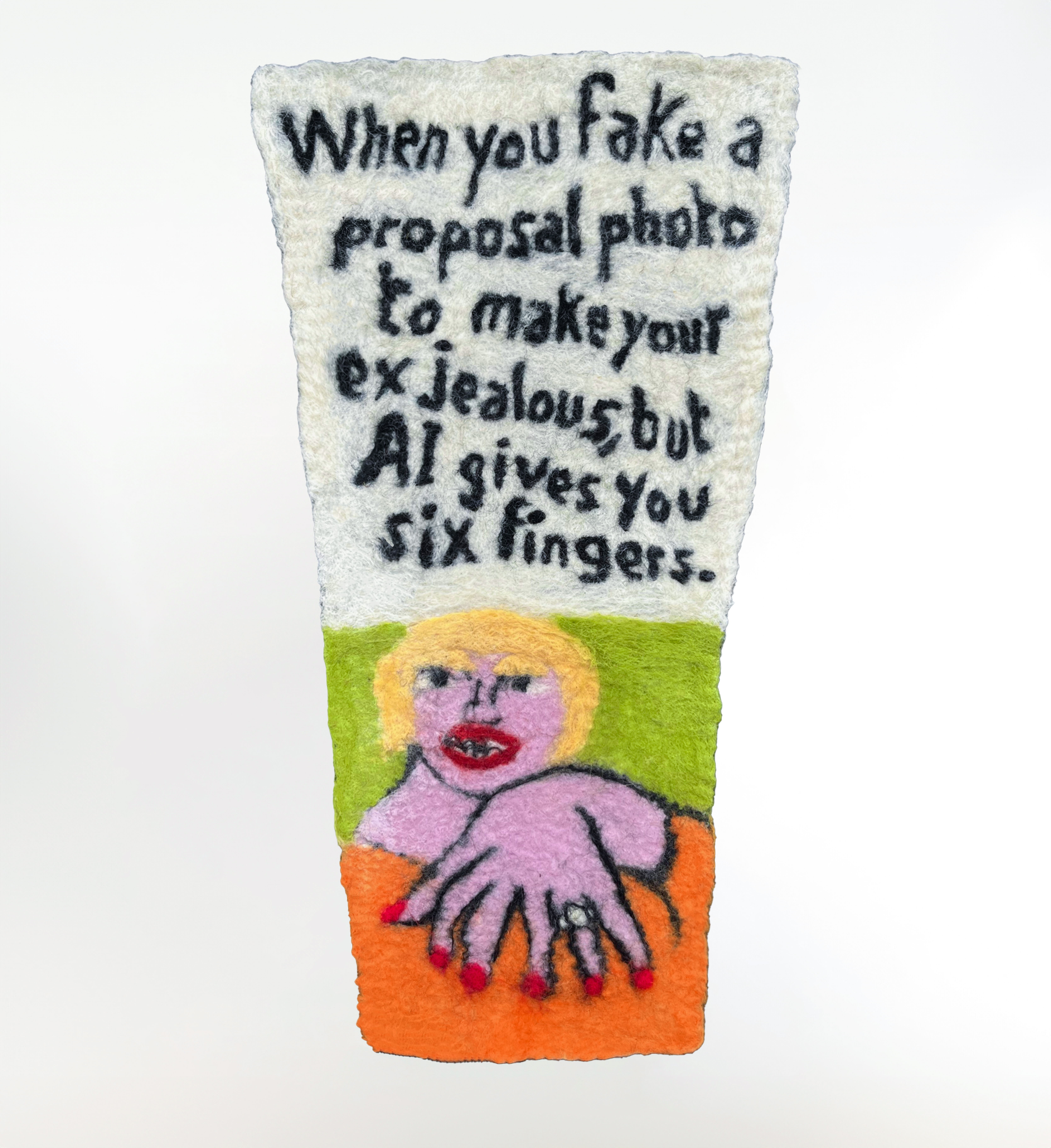 &Eacute;va Ostrowska, Aargh, contemporary art about frustration and exasperation in the AI era