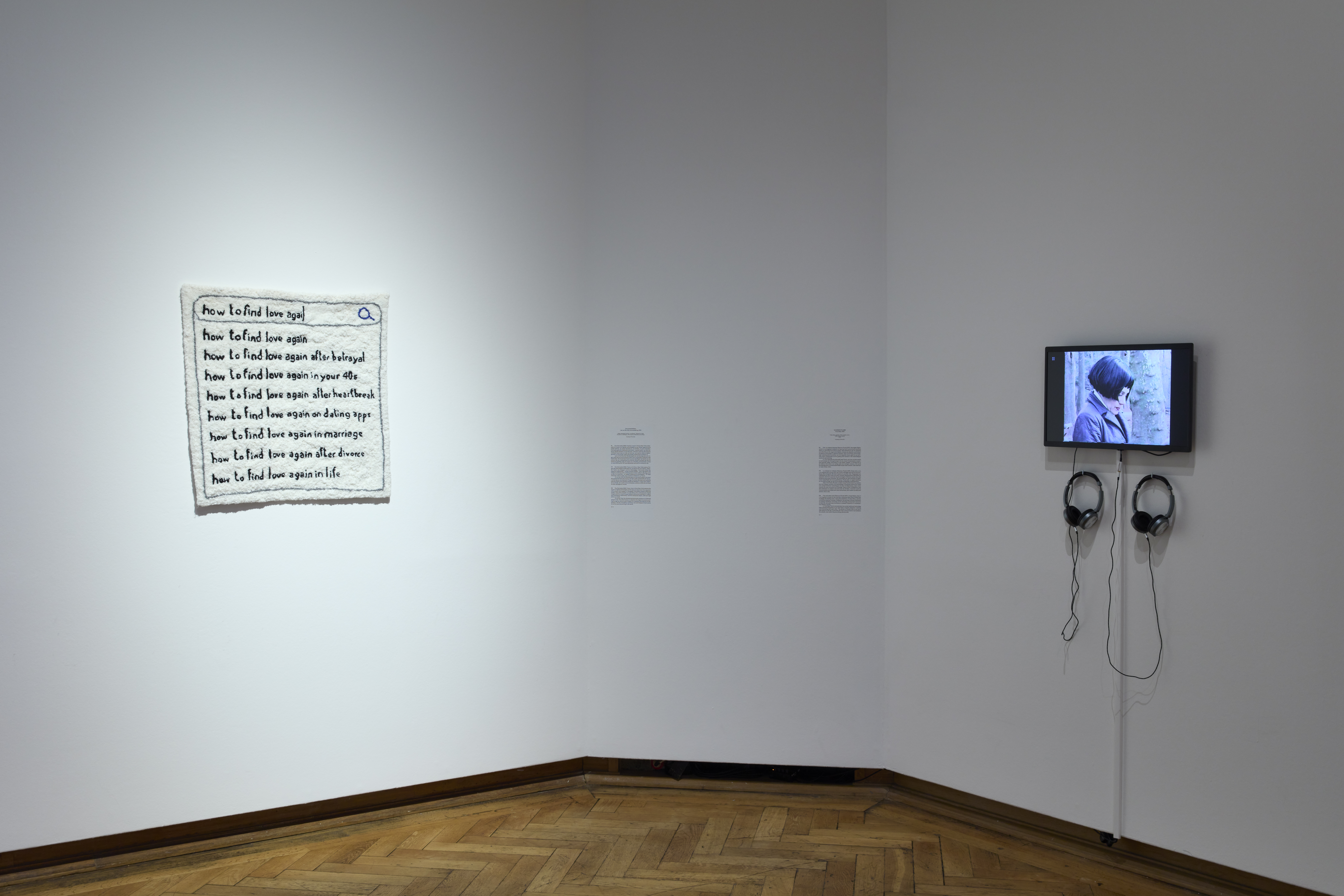 &Eacute;va Ostrowska, Love Is Louder, contemporary textile art installation view at Bozar Centre for Fine Arts, Brussels, 2024