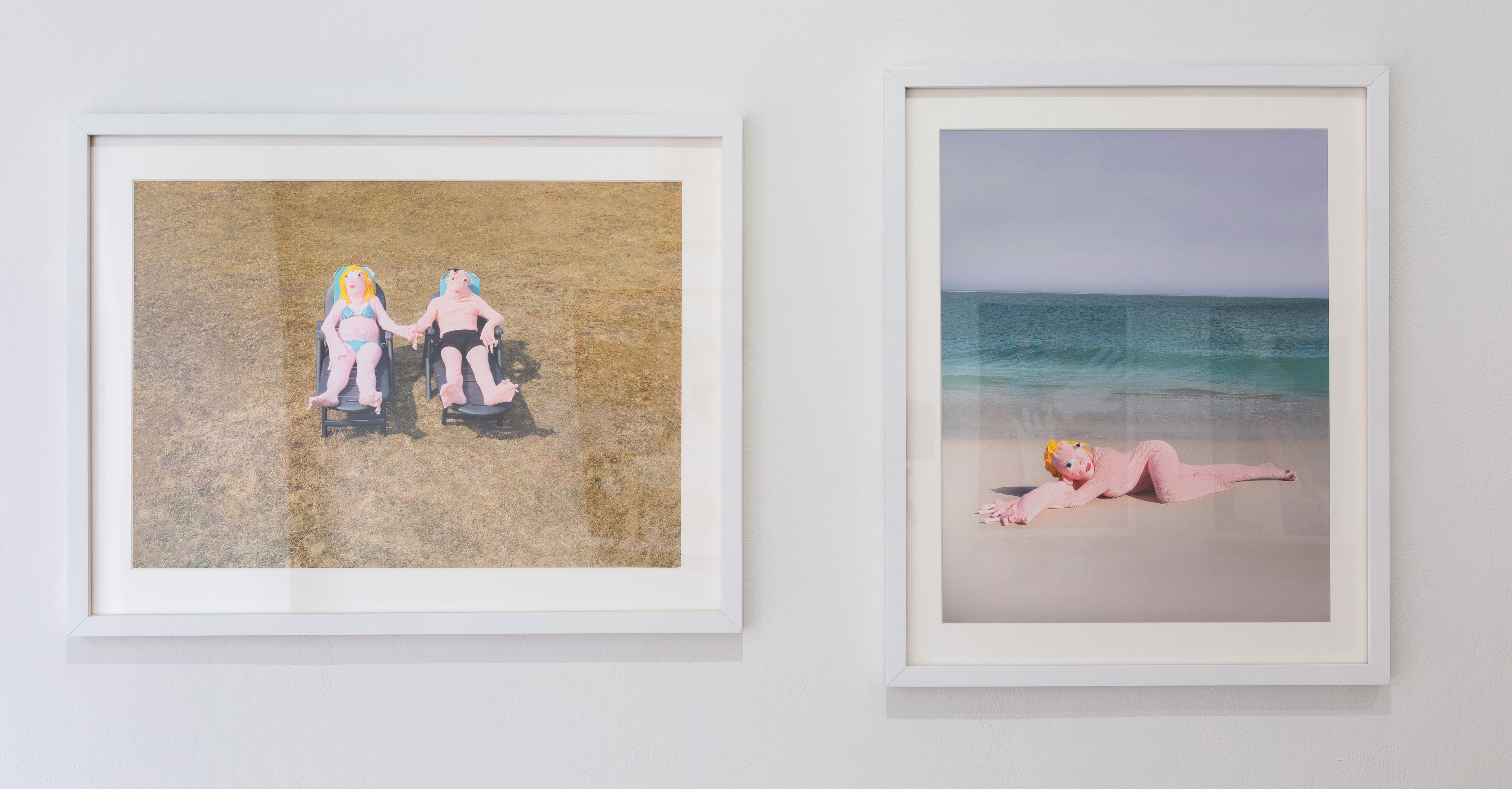 &Eacute;va Ostrowska, Out Of Joint, contemporary textile art installation view at New Collectors Gallery, New York City, USA, 2023