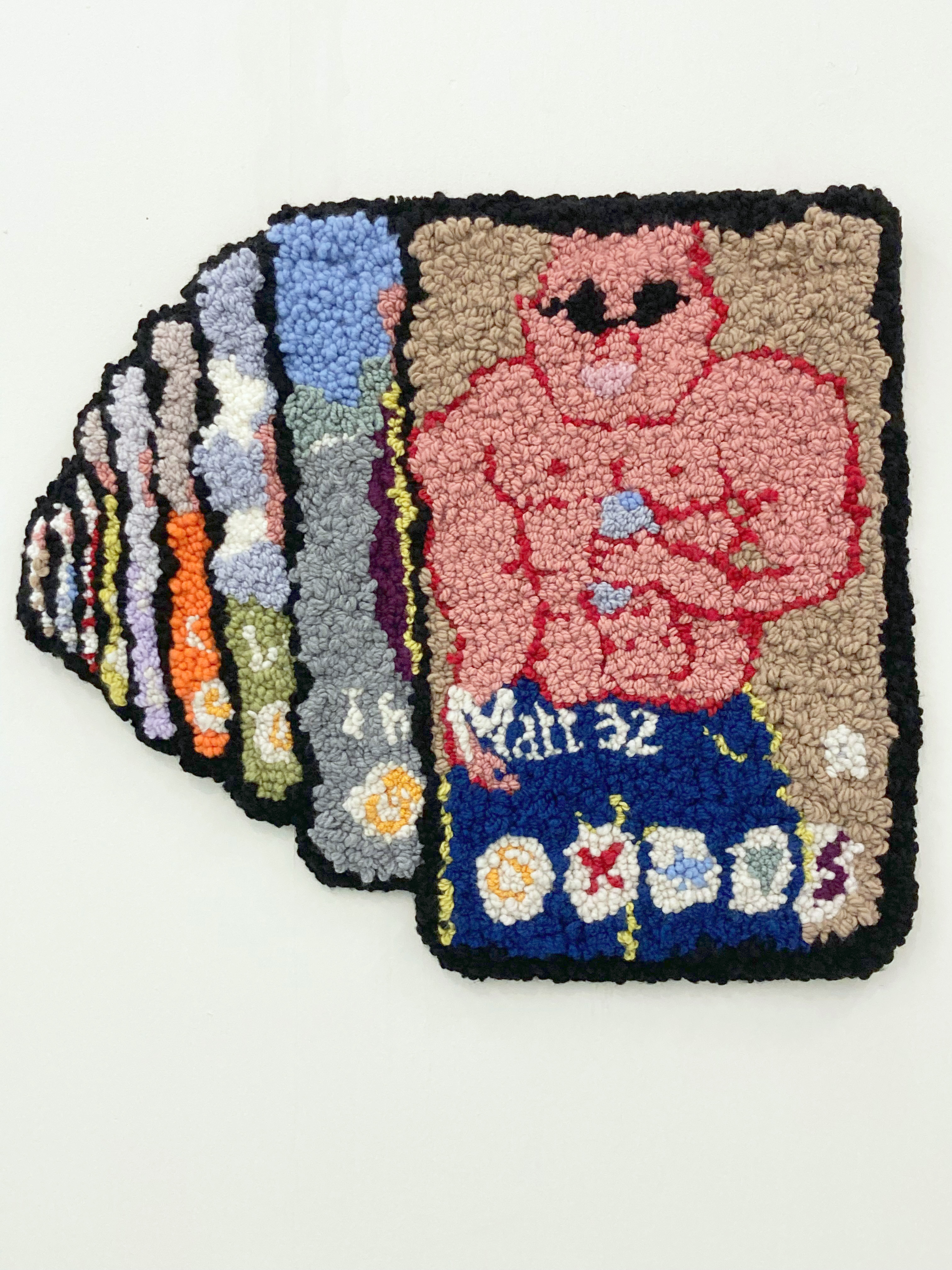 &Eacute;va Ostrowska, Sensual Politics, contemporary textile art installation view at GIBCA Biennal, Gothenburg, Sweden, 2023