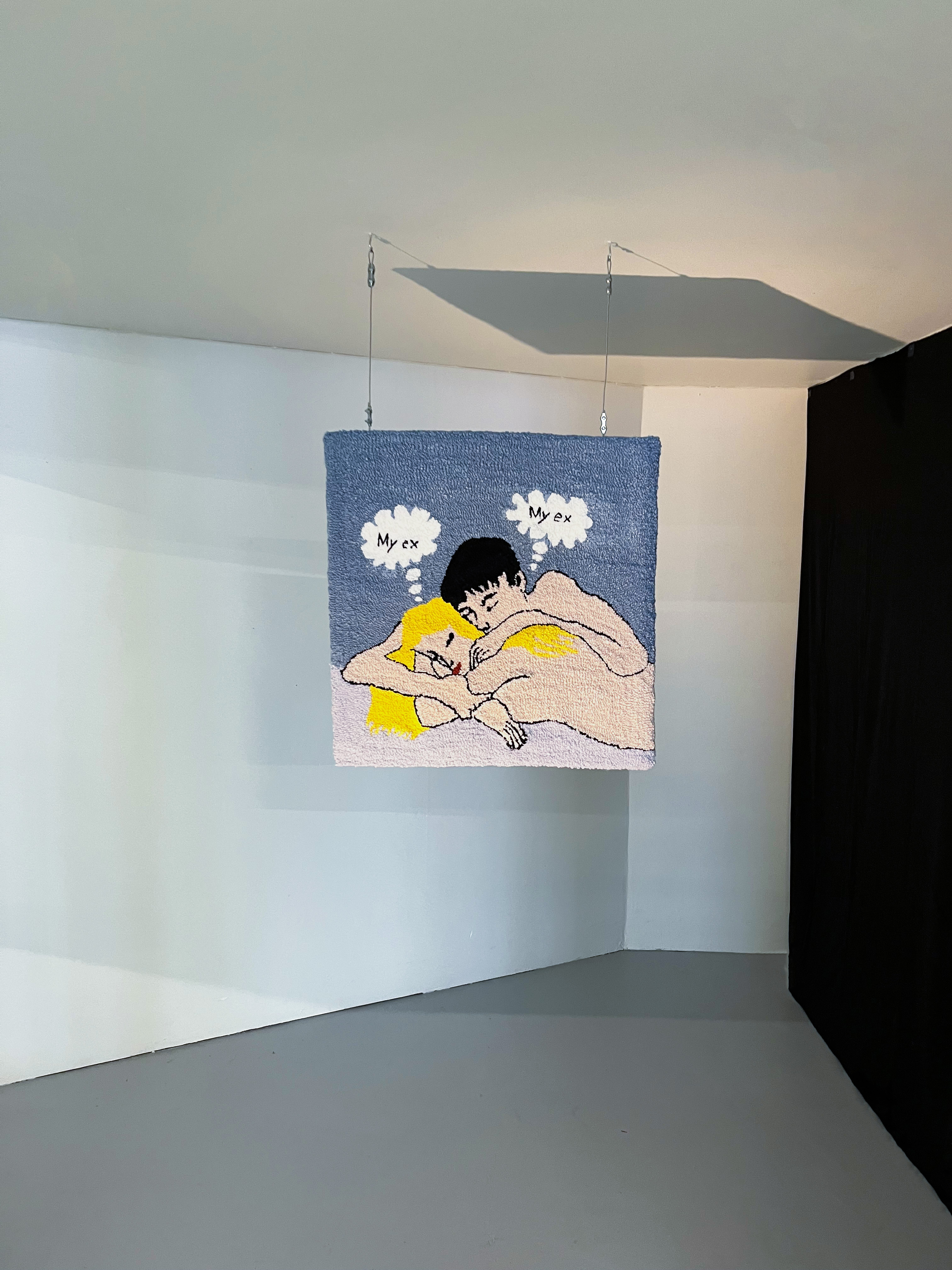 &Eacute;va Ostrowska, Sensual Politics, contemporary textile art installation view at GIBCA Biennal, Gothenburg, Sweden, 2023